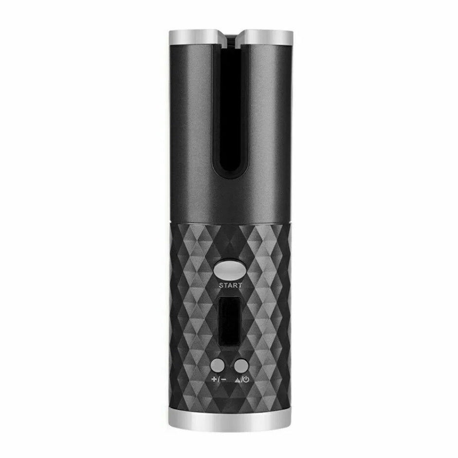 Cordless automatic curling iron