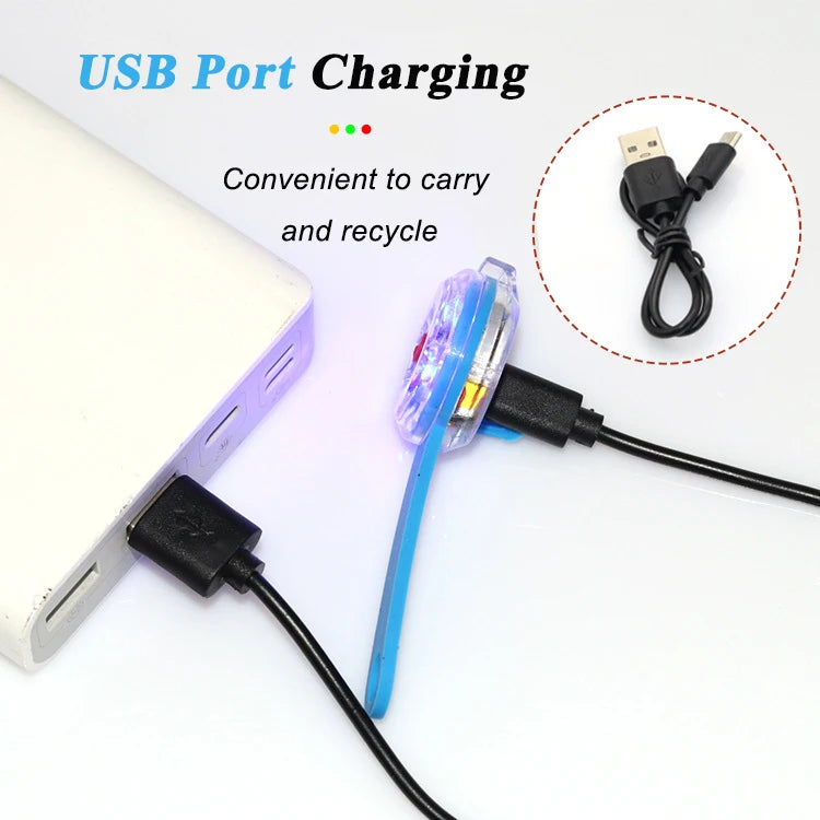 LED Pet Collar Light, Waterproof Clip-On Safety Pendant