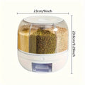 Automatic Rotating Grain & Rice Dispenser Storage Container