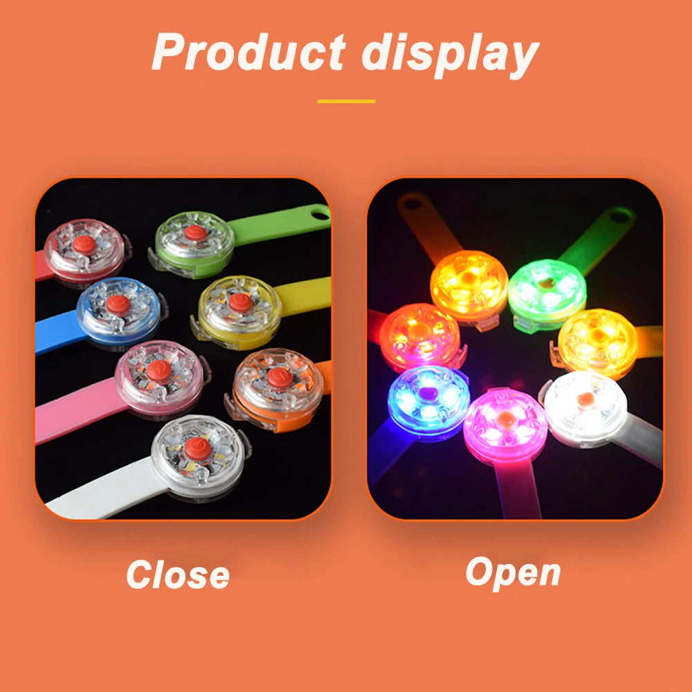 LED Pet Collar Light, Waterproof Clip-On Safety Pendant