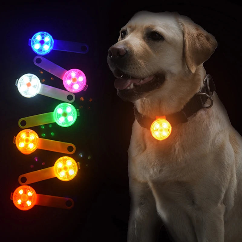 LED Pet Collar Light, Waterproof Clip-On Safety Pendant