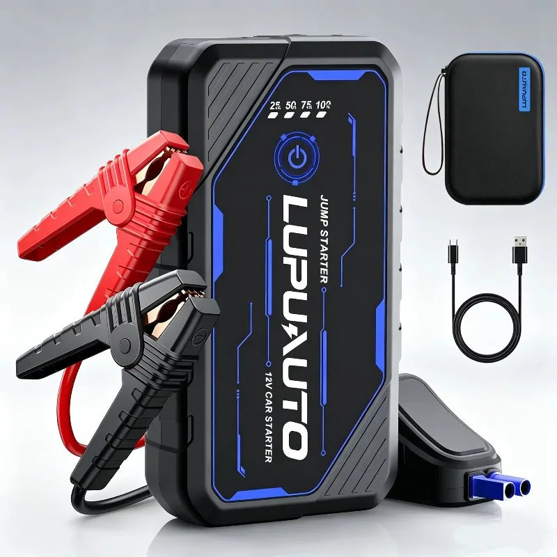 4000A Car Jump Starter with Air Compressor & Power Bank