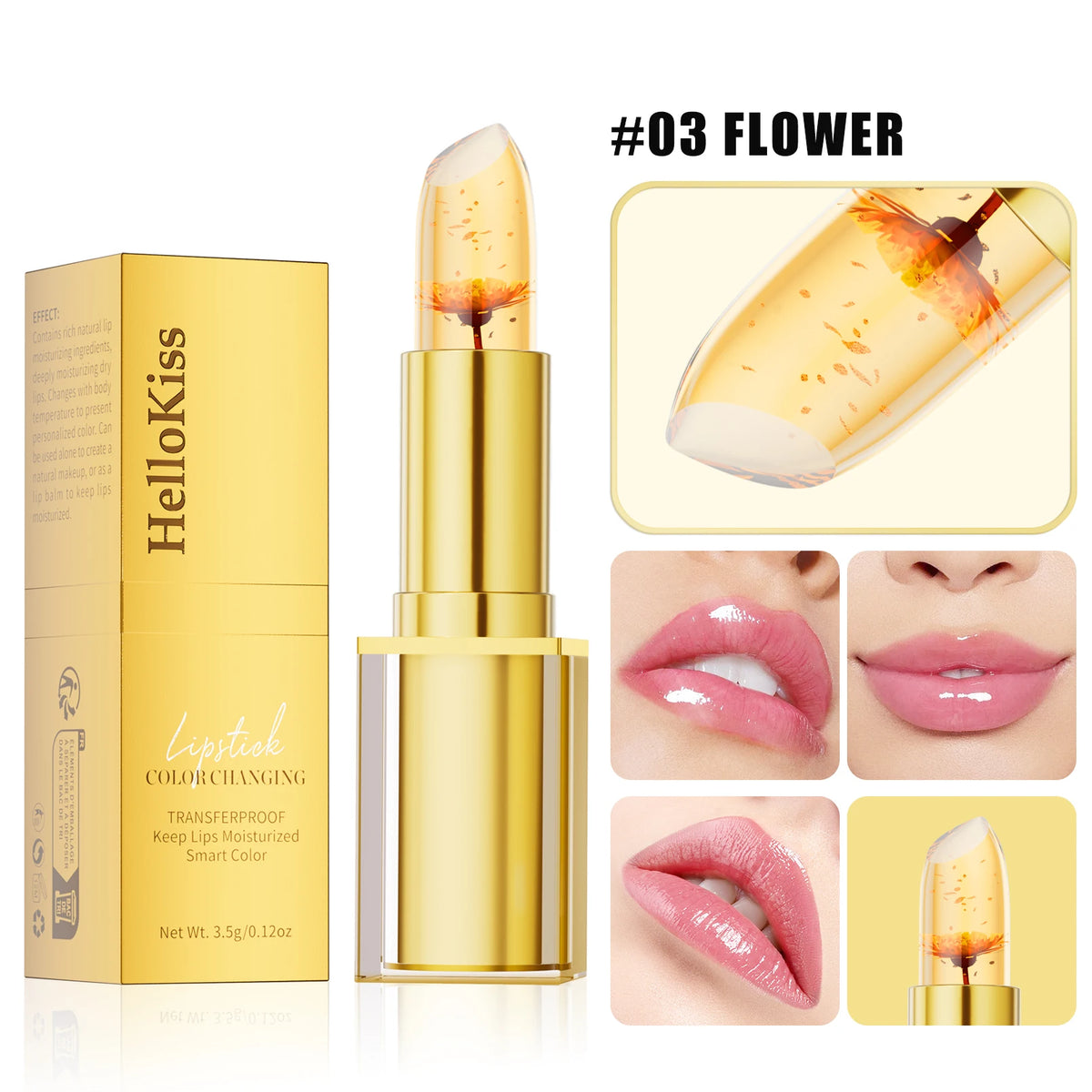 Color-Changing Lip Balm - Temperature Reactive Moisturizing Tint