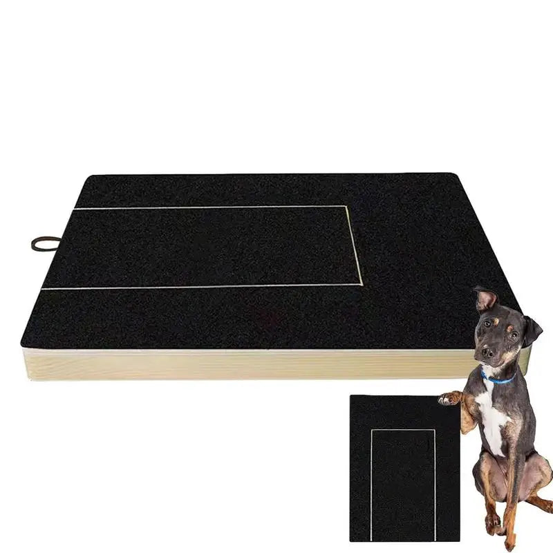 Dog Nail Scratch Board with Treat Drawer