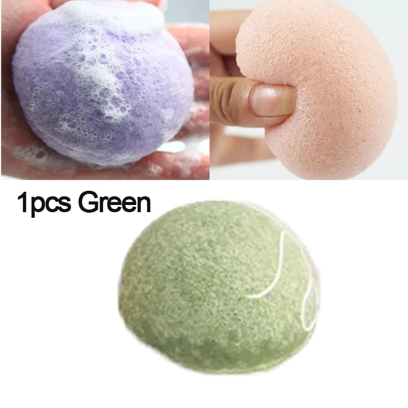 Konjac Facial Cleansing Sponge - Natural Exfoliating Puff