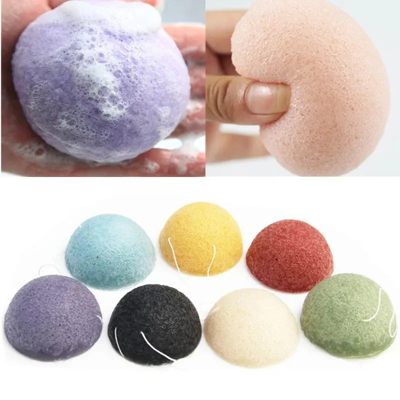Konjac Facial Cleansing Sponge - Natural Exfoliating Puff