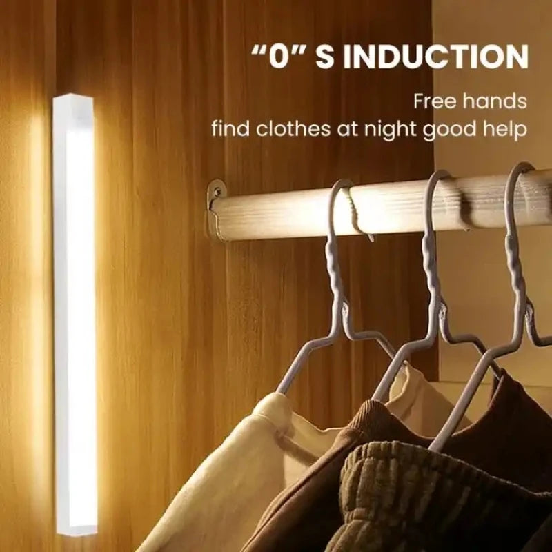 Motion Sensor LED Cabinet & Closet Light, 8-Inch Rechargeable (3-Pack)