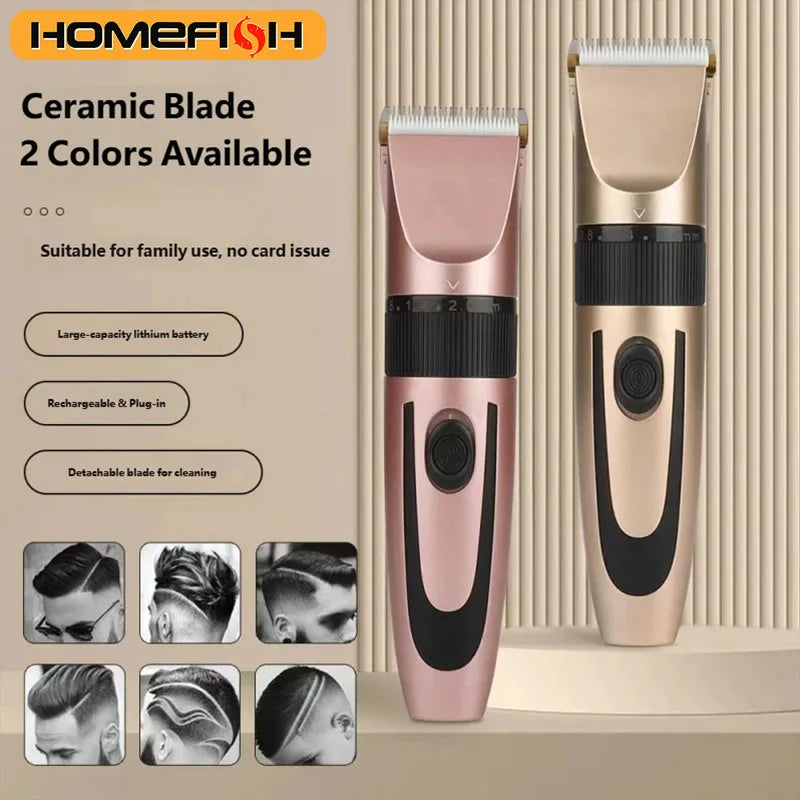 Cordless Foil Shaver for Men, Rechargeable Barber-Style Finishing Shaver