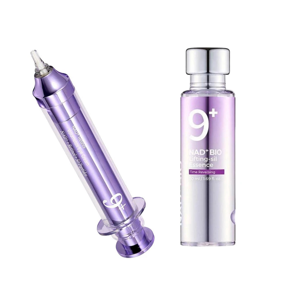 NAD+ Peptide Skincare Set: Glow Toner, Firming Serum & Eye Cream