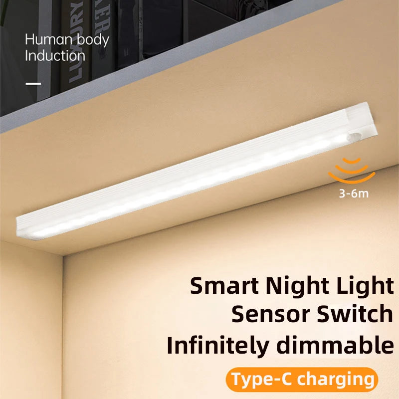 Motion Sensor LED Cabinet & Closet Light, 8-Inch Rechargeable (3-Pack)