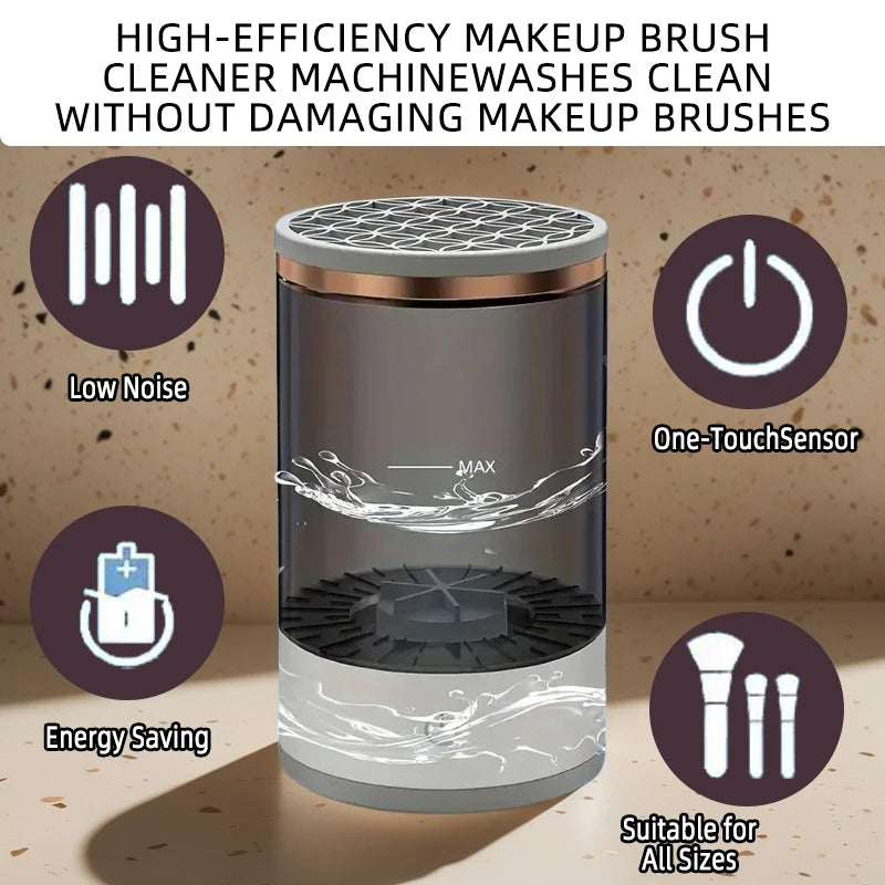 Electric Makeup Brush Cleaner, USB Powered Brush Washer