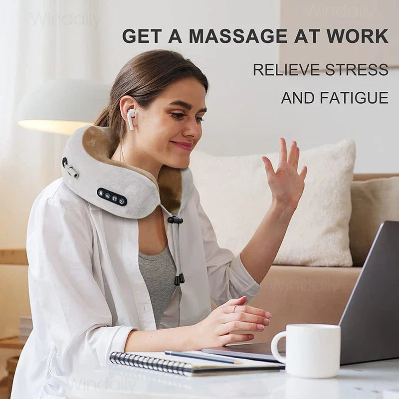 Electric Neck Massager Pillow with Heat