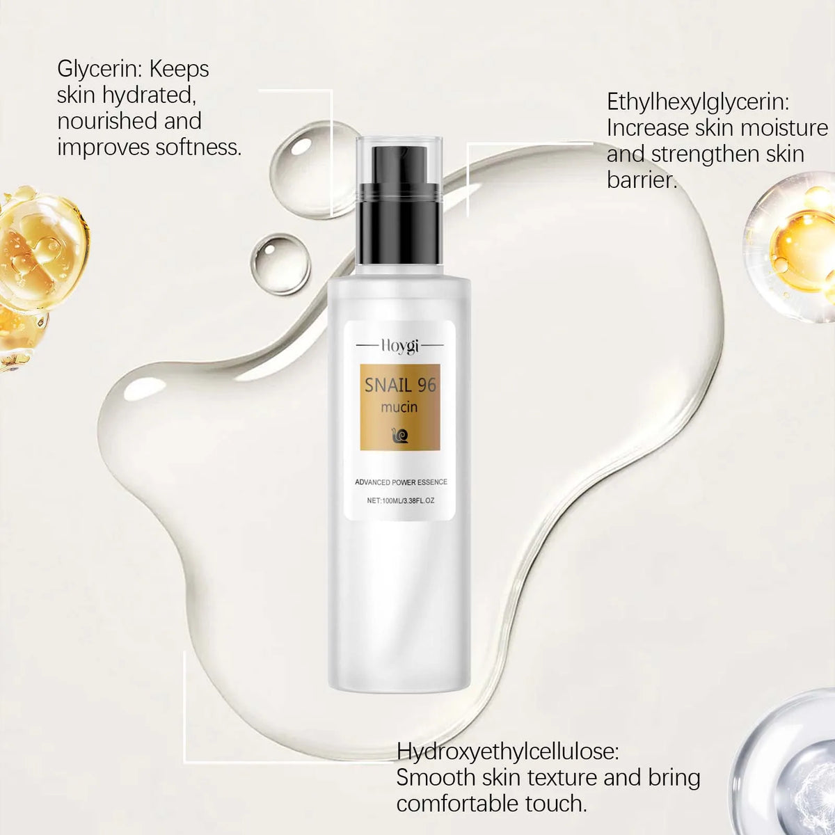 Snail 96 Mucin Power Essence, Hydrating & Firming Face Serum