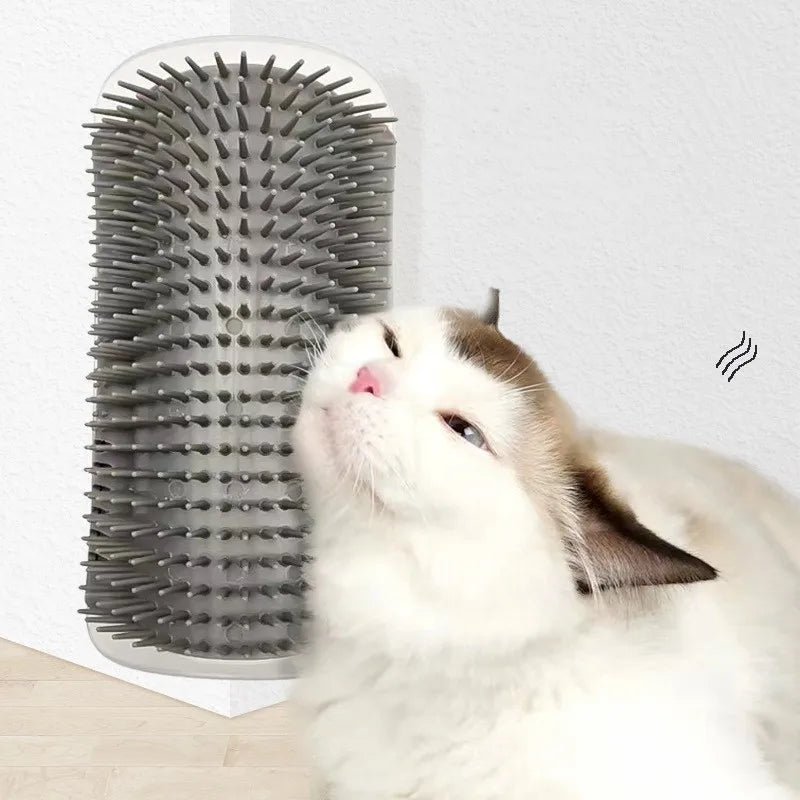 Cat Corner Self-Groomer Brush, Wall-Mounted
