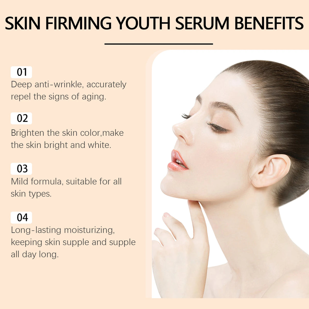 HOYGI Vitamin C & Retinol Face Serum, Brightening & Moisturizing, 50ml