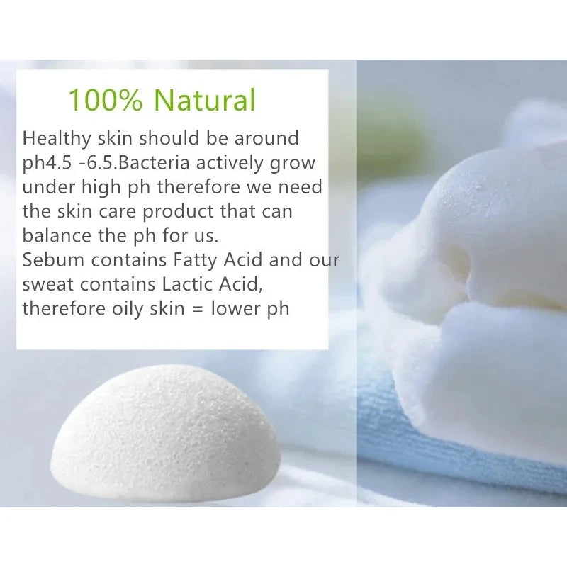 Konjac Facial Cleansing Sponge - Natural Exfoliating Puff