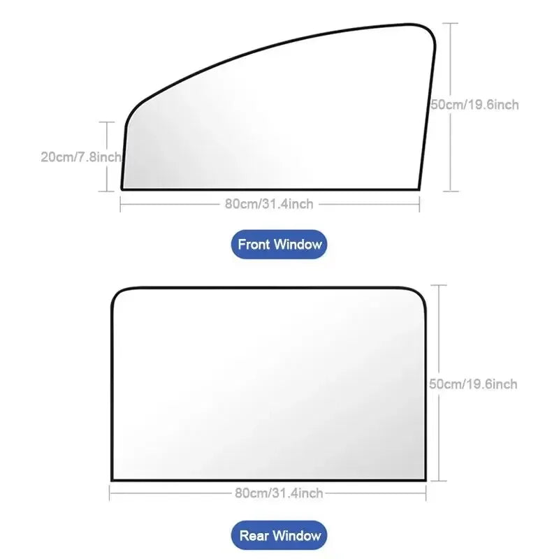 Magnetic Car Side Window Sun Shades
