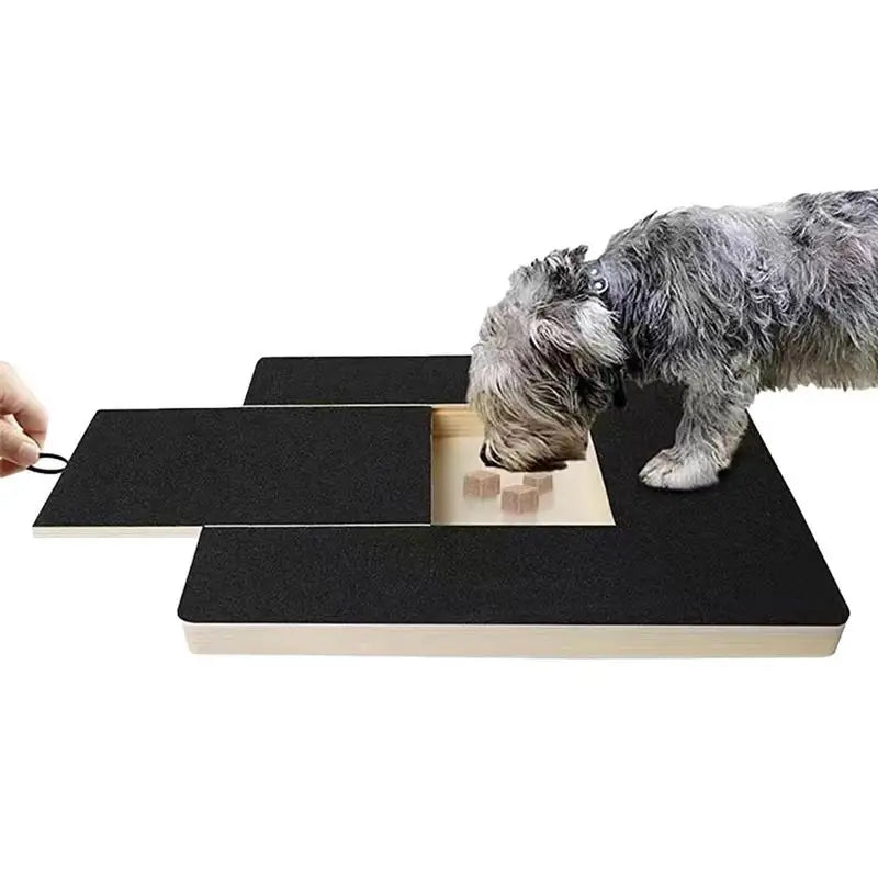 Dog Nail Scratch Board with Treat Drawer