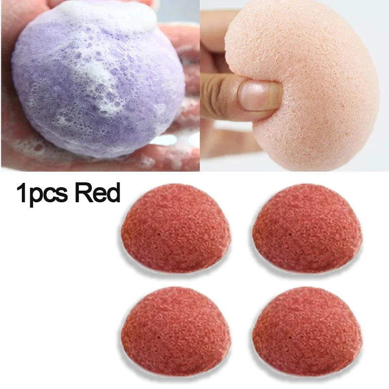 Konjac Facial Cleansing Sponge - Natural Exfoliating Puff