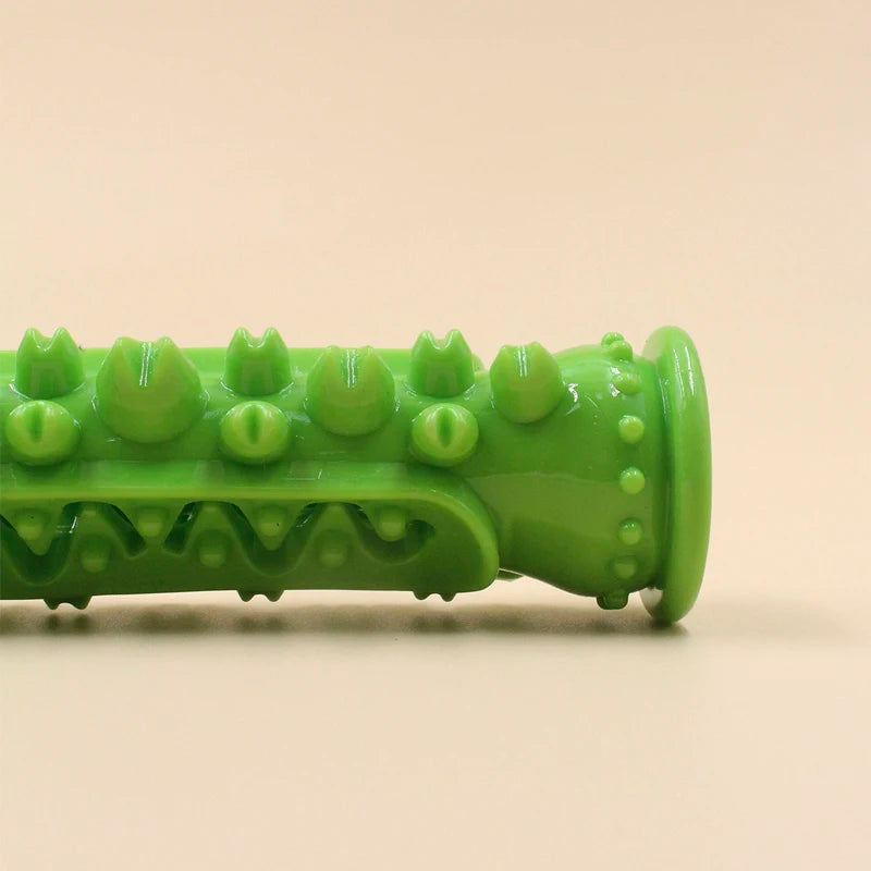 Dog Toothbrush Chew Stick Toy, Treat-Dispensing