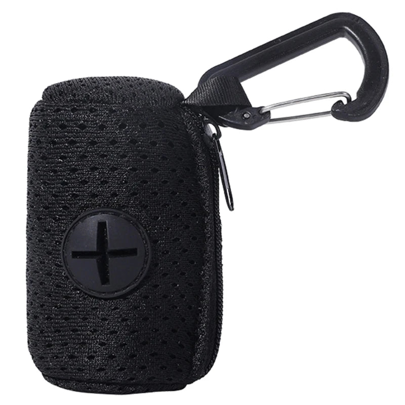 Dog Poop Bag Holder for Leash, Black