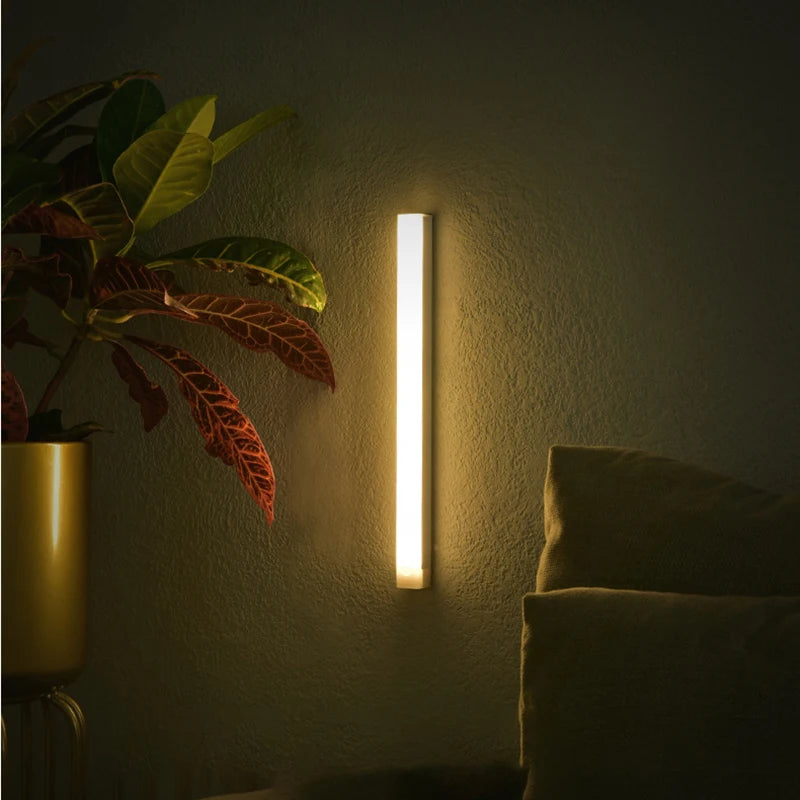Motion Sensor LED Cabinet & Closet Light, 8-Inch Rechargeable (3-Pack)