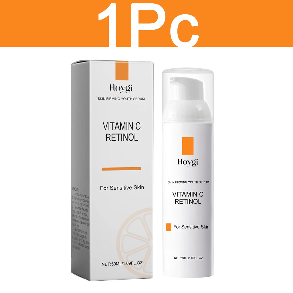 HOYGI Vitamin C & Retinol Face Serum, Brightening & Moisturizing, 50ml