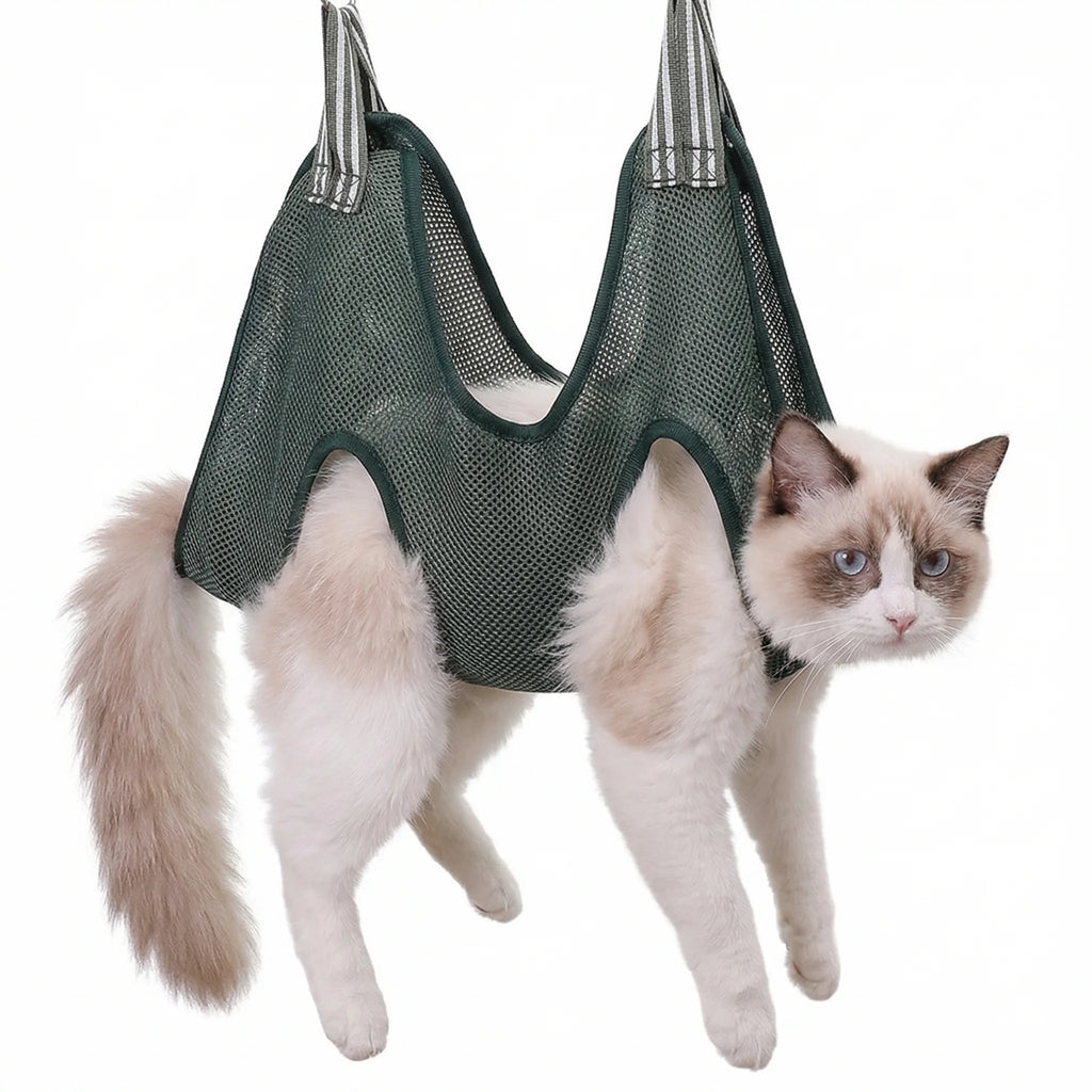 Pet Grooming Hammock for Nail Trimming, Cats & Small Dogs