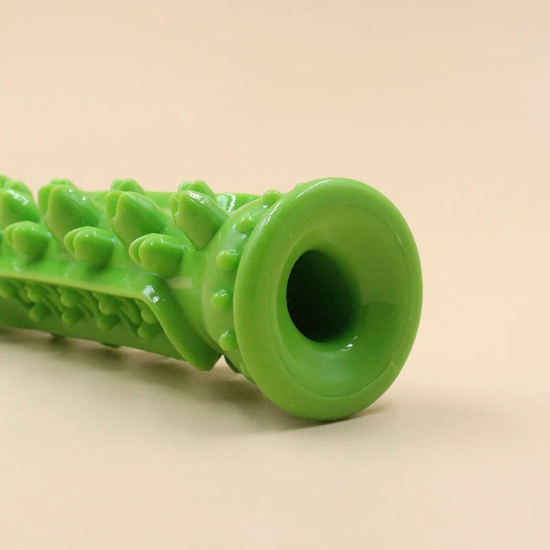 Dog Toothbrush Chew Stick Toy, Treat-Dispensing