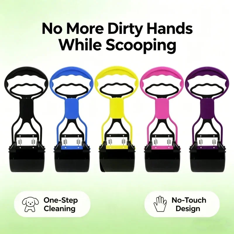 Portable Dog Pooper Scooper, No-Touch Waste Picker