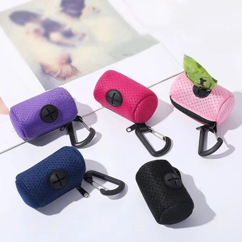 Dog Poop Bag Holder for Leash, Black