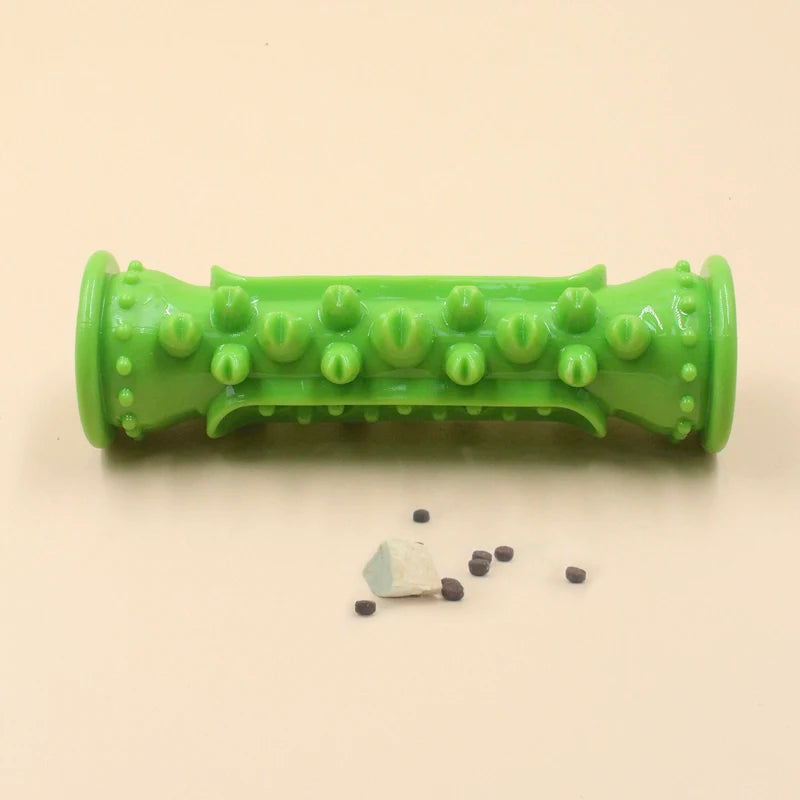 Dog Toothbrush Chew Stick Toy, Treat-Dispensing