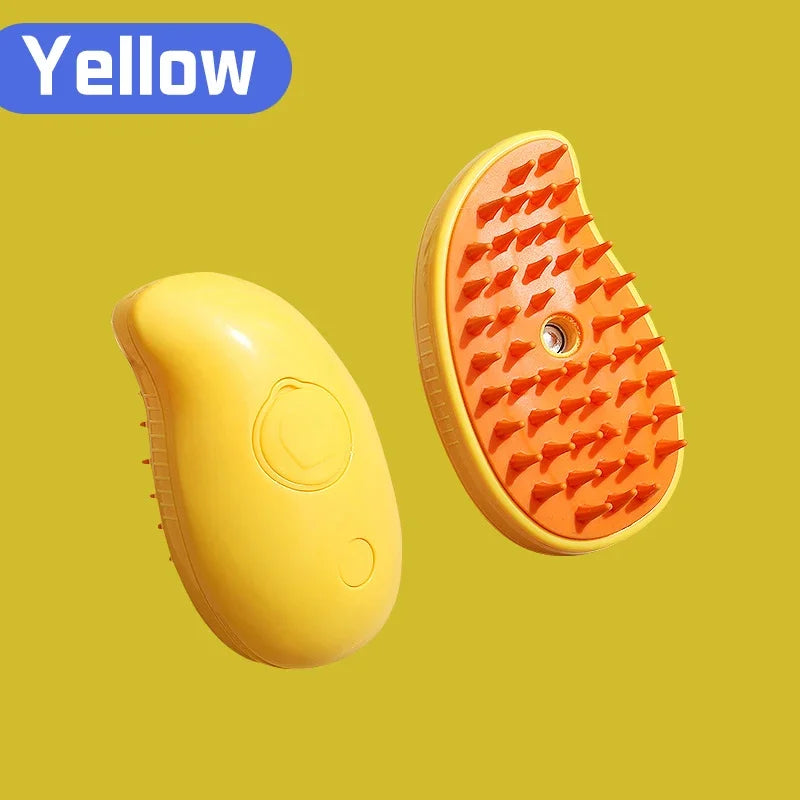 3-in-1 Steam Spray Pet Brush for Cats & Dogs