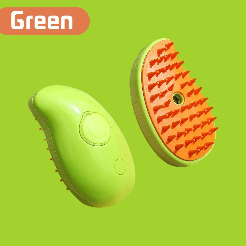 3-in-1 Steam Spray Pet Brush for Cats & Dogs