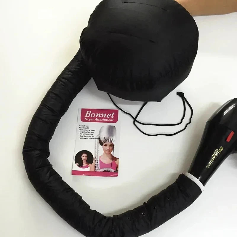 Bonnet Hood Hair Dryer Attachment, Adjustable Soft Drying & Deep Conditioning Cap