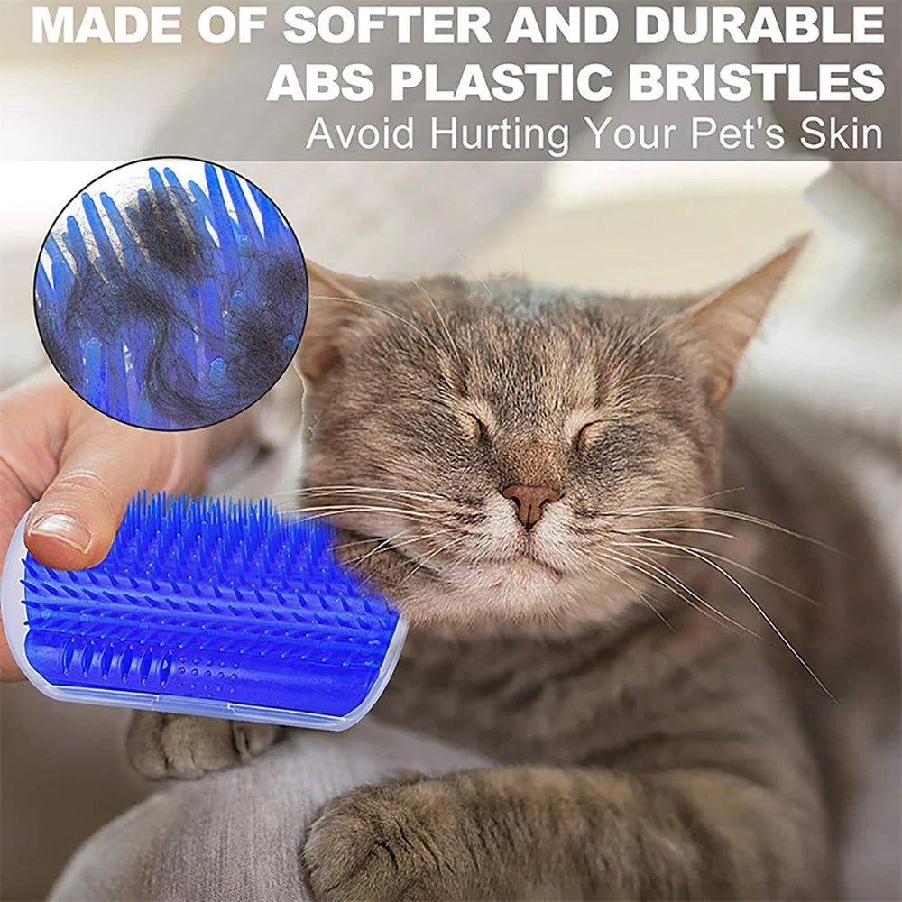 Cat Corner Self-Groomer Brush, Wall-Mounted