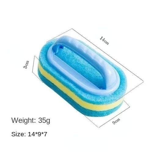 Silicone Dish Scrubber Sponge - Non-Scratch Kitchen Cleaning Brush