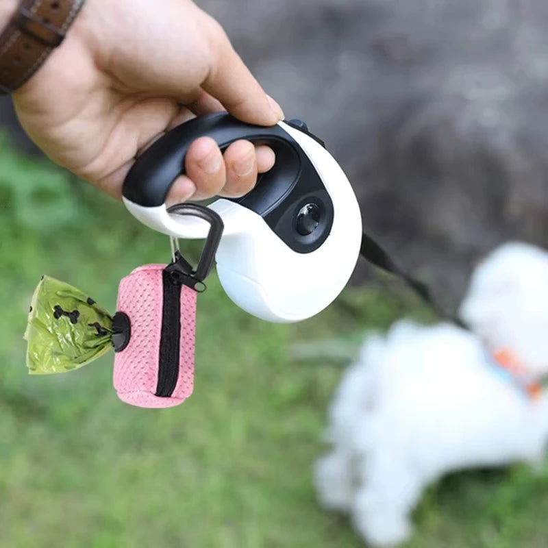 Dog Poop Bag Holder for Leash, Black