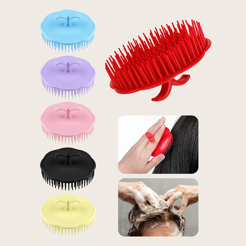 Silicone Scalp Massager Shampoo Brush