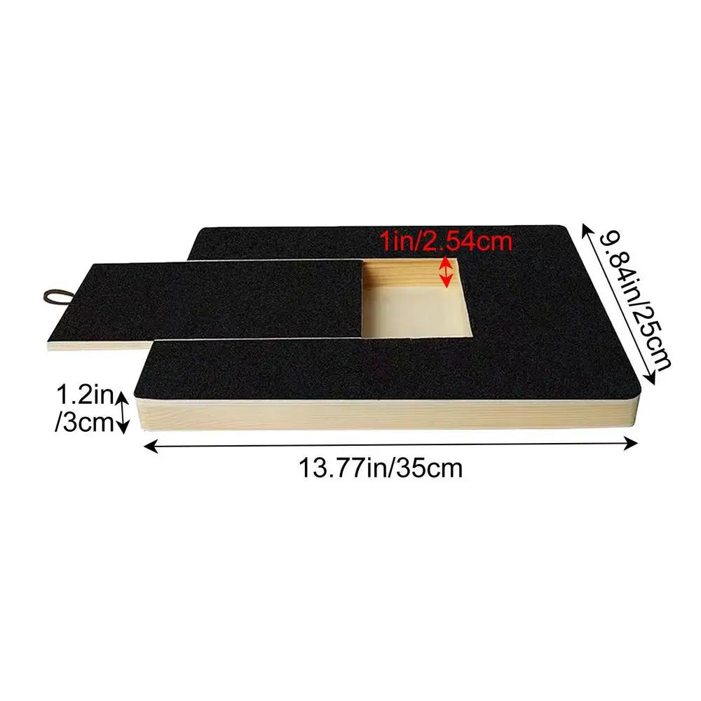 Dog Nail Scratch Board with Treat Drawer
