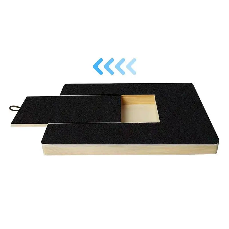 Dog Nail Scratch Board with Treat Drawer
