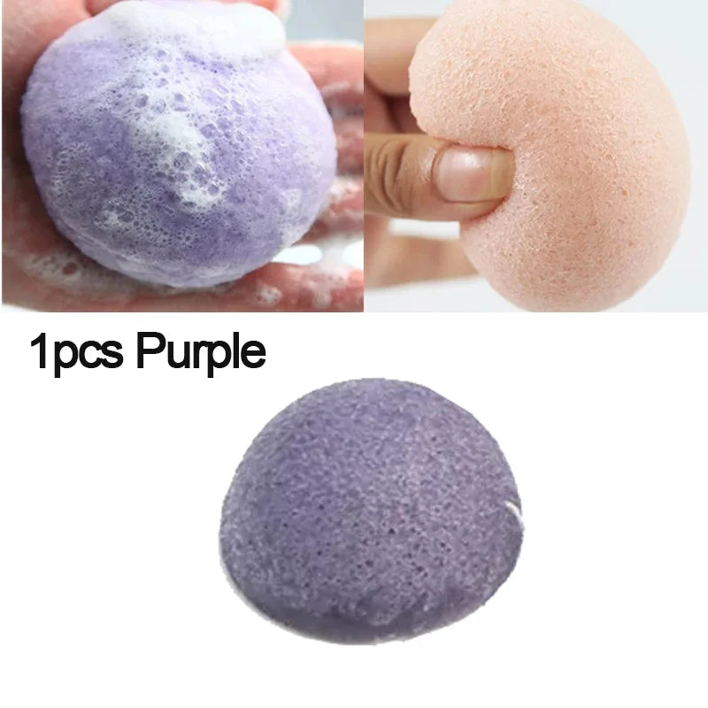 Konjac Facial Cleansing Sponge - Natural Exfoliating Puff