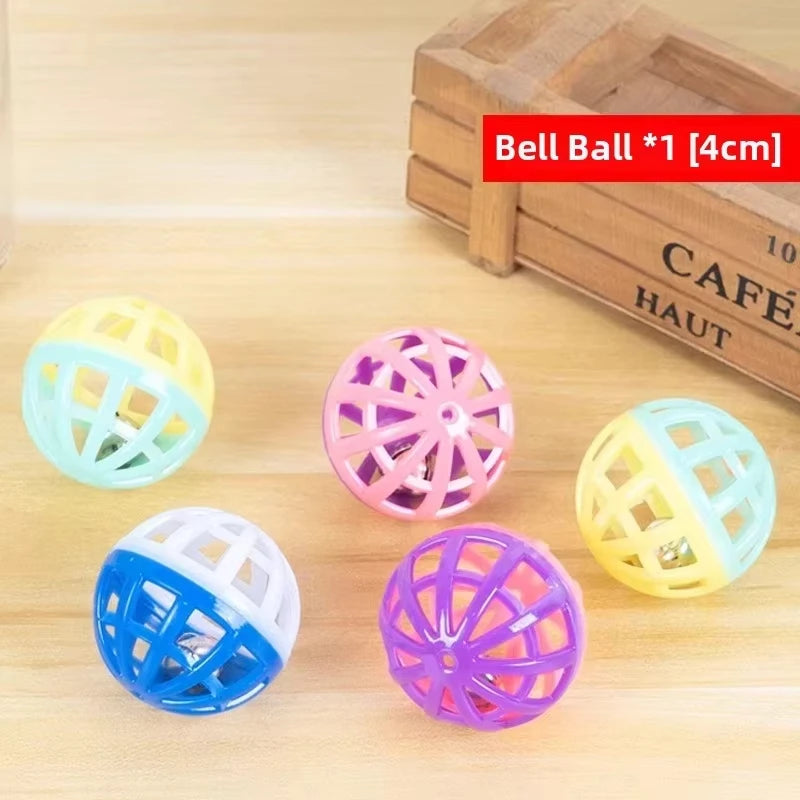 Cat Felt Puzzle Box Toy with Balls, Hide & Seek Enrichment
