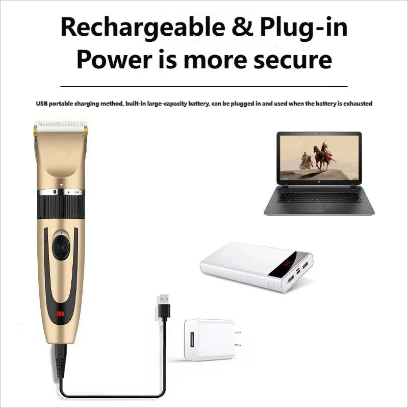 Cordless Foil Shaver for Men, Rechargeable Barber-Style Finishing Shaver
