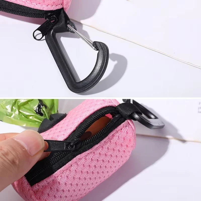 Dog Poop Bag Holder for Leash, Black