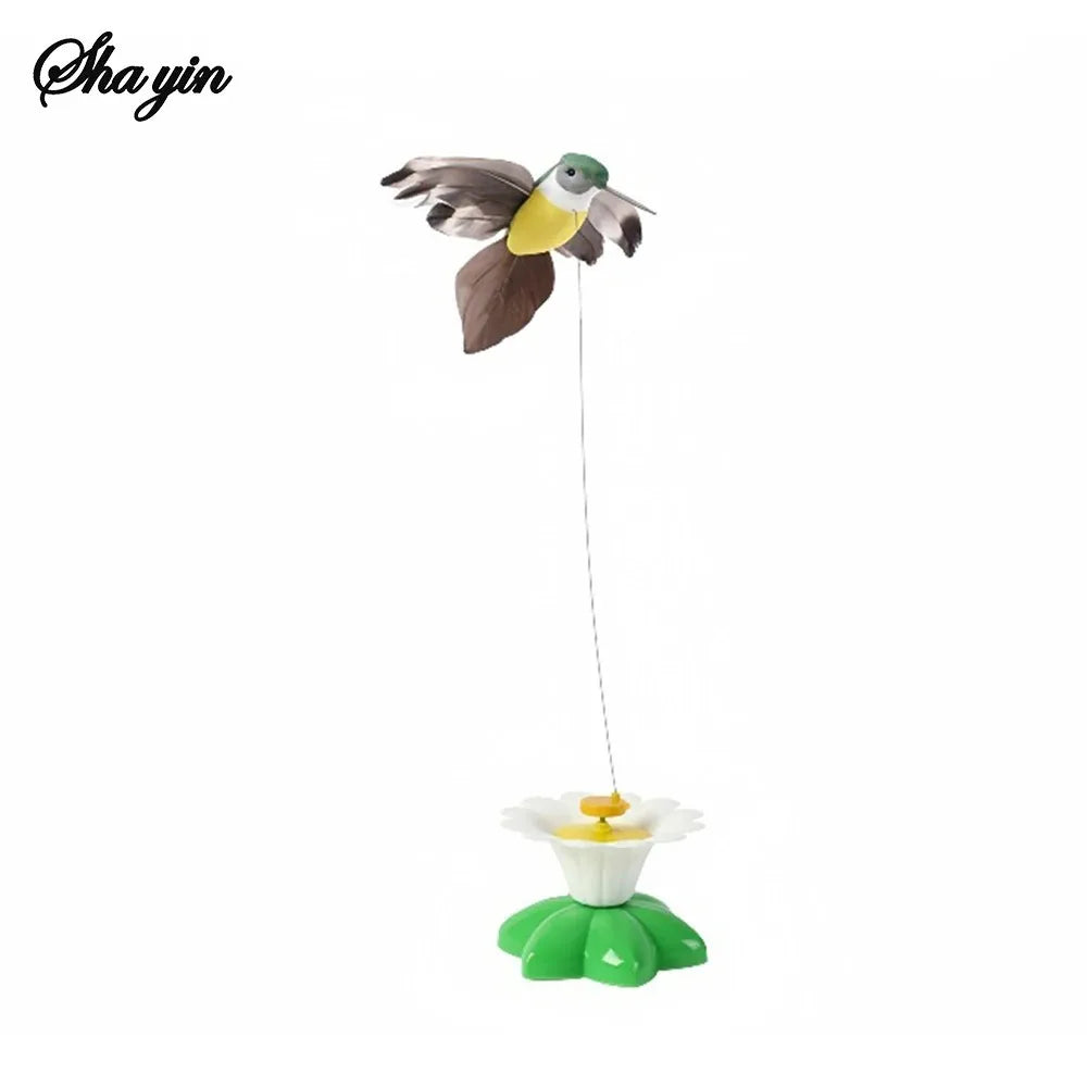 Electric Fluttering Butterfly Cat Toy, Automatic Rotating