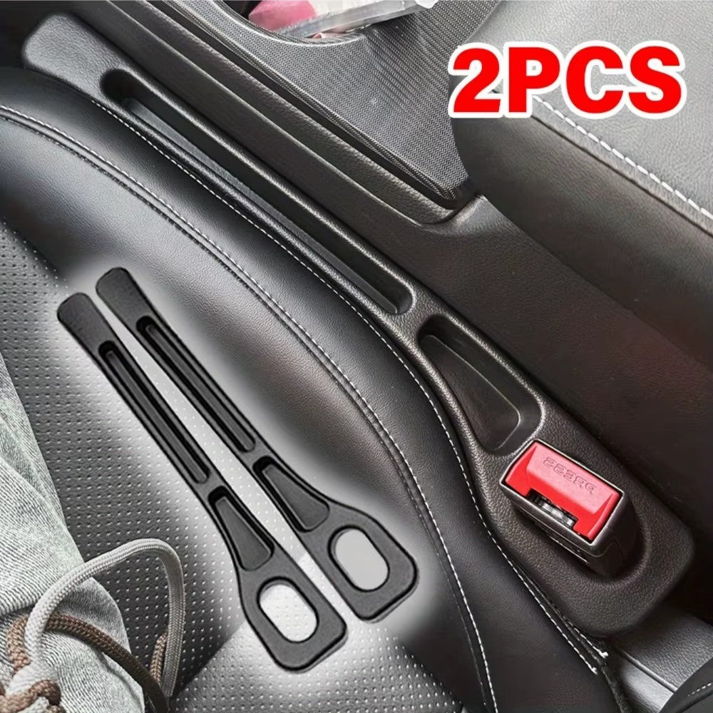 Car Seat Gap Filler with Storage Slot, 2-Pack Universal Seat Crevice Organizer to Stop Phones & Keys from Falling