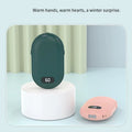 Rechargeable Mini Hand Warmer, Double-Sided Heating with 2 Temperature Settings, Portable USB Pocket Warmer