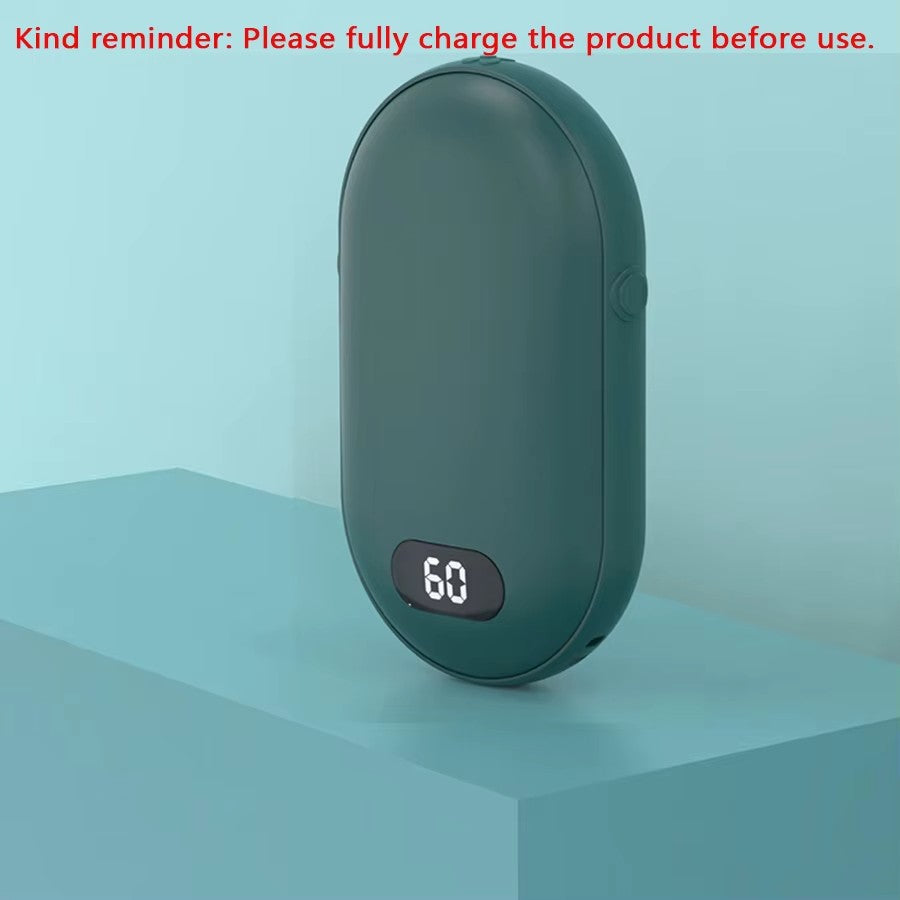 Rechargeable Mini Hand Warmer, Double-Sided Heating with 2 Temperature Settings, Portable USB Pocket Warmer