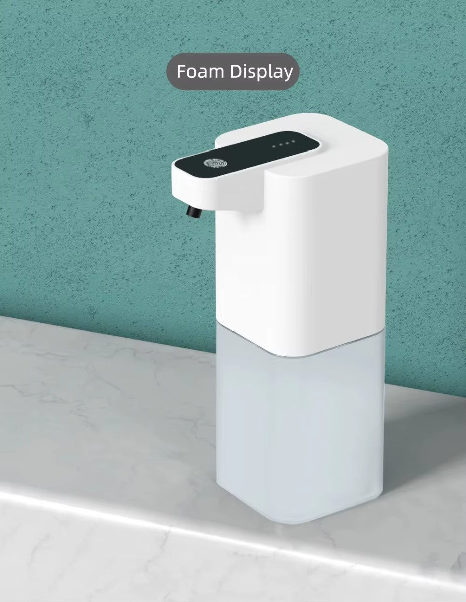 Touchless Automatic Foam Soap Dispenser, USB Rechargeable Infrared Sensor Hand Soap Dispenser for Bathroom & Kitchen